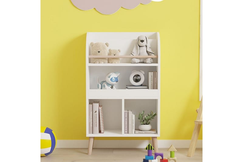 Elyric Bokhylle 60 cm - Hvit - Oppbevaring - Hylle - Bokhylle