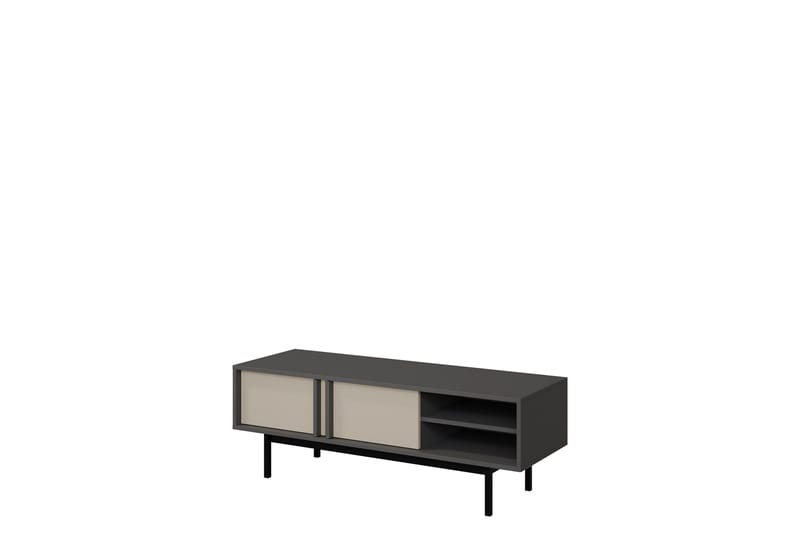 Farshian Tv-Benk 123x43 cm, Grå/Beige