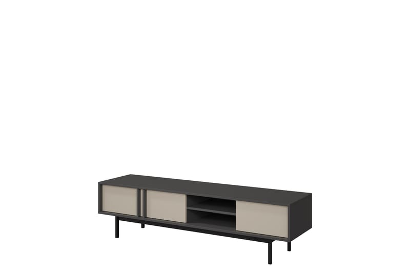 Farshian Tv-Benk 163x43 cm - Grå/Beige - Møbler - TV- & Mediamøbler - TV benk & mediabenk
