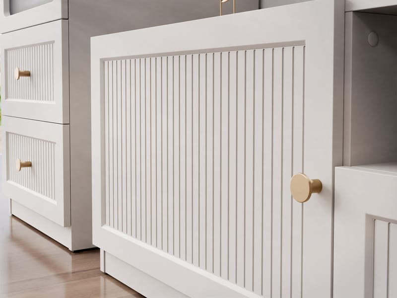 Fayric TV-benk 180 cm - Beige - Møbler - TV- & Mediamøbler - TV benk & mediabenk