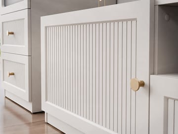 Fayric TV-benk 180 cm - Beige - Møbler - TV- & Mediamøbler - TV benk & mediabenk