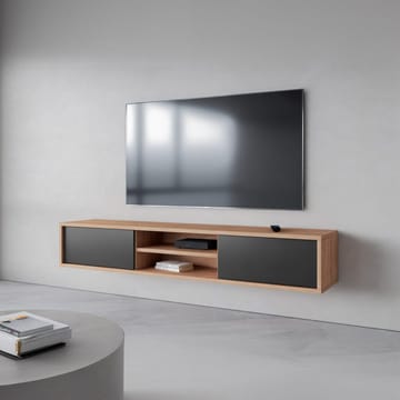 Flytende TV-stativ Frida 2 klaffer opp - Antrasitt - Møbler - TV- & Mediamøbler - TV benk & mediabenk