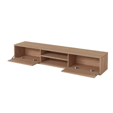 Flytende TV-stativ Frida 2 klaffer opp - Oljet Eik - Møbler - TV- & Mediamøbler - TV benk & mediabenk