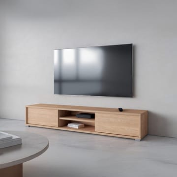 Flytende TV-stativ Frida 2 klaffer opp - Oljet Eik - Møbler - TV- & Mediamøbler - TV benk & mediabenk