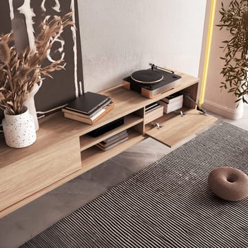 Flytende TV-stativ Frida 2 klaffer opp - Oljet Eik - Møbler - TV- & Mediamøbler - TV benk & mediabenk