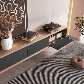 Flytende TV-stativ Frida 3 klaffer opp - Antrasitt - Møbler - TV- & Mediamøbler - TV benk & mediabenk