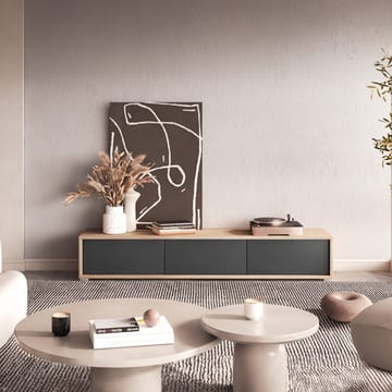 Flytende TV-stativ Frida 3 klaffer opp - Antrasitt - Møbler - TV- & Mediamøbler - TV benk & mediabenk