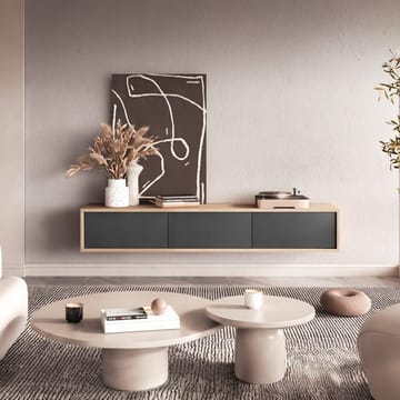 Flytende TV-stativ Frida 3 klaffer opp - Antrasitt - Møbler - TV- & Mediamøbler - TV benk & mediabenk