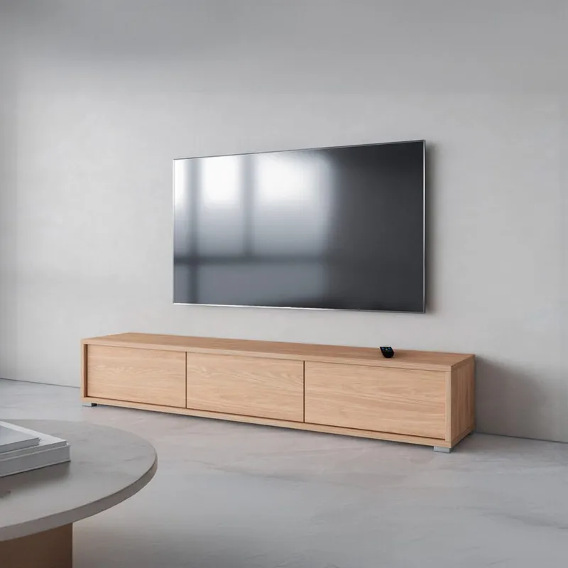 Flytende TV-stativ Frida 3 klaffer opp - Oljet Eik - Møbler - TV- & Mediamøbler - TV benk & mediabenk