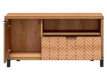Fonti Frittstående TV-benk 118 cm med Oppbevaring - Brun - Møbler - TV- & Mediamøbler - TV benk & mediabenk