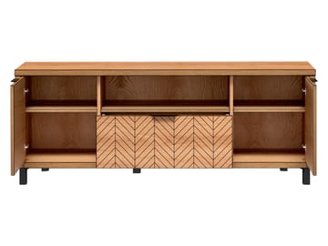 Fonti Gulvstående TV-benk 159 cm i Treutseende - Brun - Møbler - TV- & Mediamøbler - TV benk & mediabenk