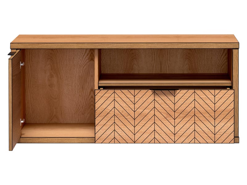 Fonti TV-benk 118 cm - Brun - Møbler - TV- & Mediamøbler - TV benk & mediabenk