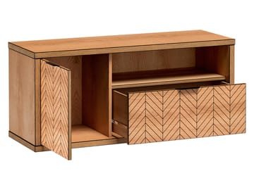 Fonti TV-benk 118 cm i Tre - Brun - Møbler - TV- & Mediamøbler - TV benk & mediabenk