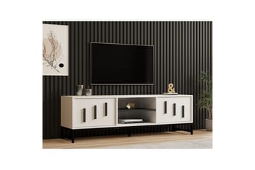 Form TV-benk 160 cm - Hvit - Møbler - TV- & Mediamøbler - TV benk & mediabenk