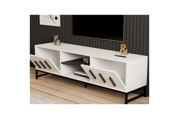 Form TV-benk 160 cm - Hvit - Møbler - TV- & Mediamøbler - TV benk & mediabenk