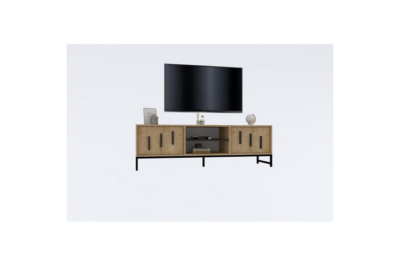 Form TV-benk 160 cm - Natur - Møbler - TV- & Mediamøbler - TV benk & mediabenk