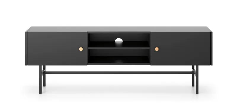 Francisca TV-benk 155 cm - Svart - Møbler - TV- & Mediamøbler - TV benk & mediabenk