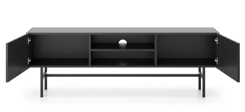 Francisca TV-benk 155 cm - Svart - Møbler - TV- & Mediamøbler - TV benk & mediabenk