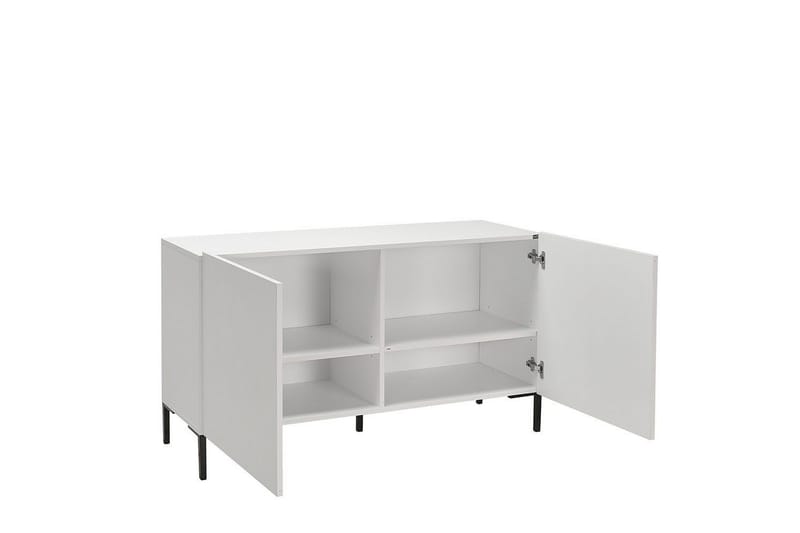 Galnor TV-benk 120 cm - Hvit - Møbler - TV- & Mediamøbler - TV benk & mediabenk