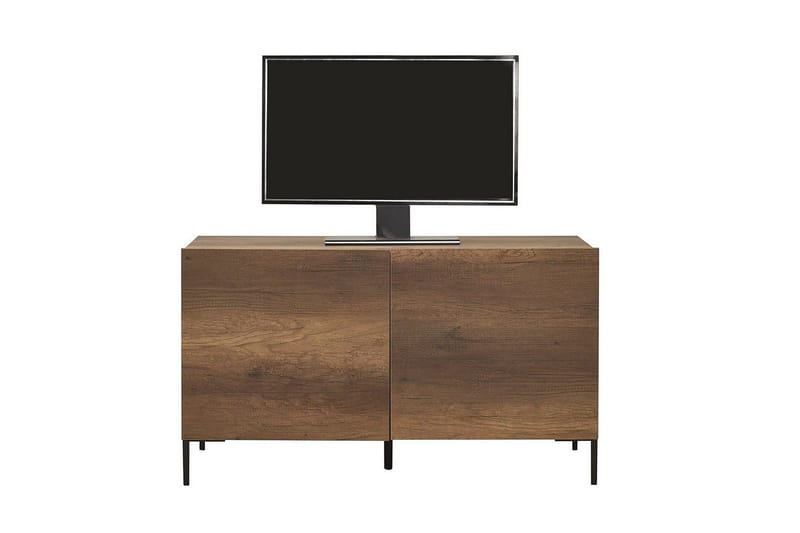 Galnor TV-benk 120 cm - Mellomfarget tre - Møbler - TV- & Mediamøbler - TV benk & mediabenk