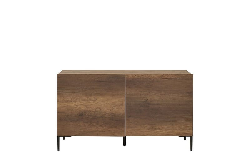 Galnor TV-benk 120 cm - Mellomfarget tre - Møbler - TV- & Mediamøbler - TV benk & mediabenk