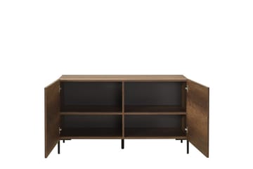 Galnor TV-benk 120 cm - Mellomfarget tre - Møbler - TV- & Mediamøbler - TV benk & mediabenk