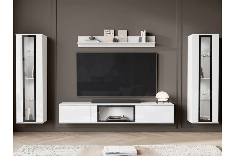 Gammelt Tv-Møbelsett - Beige - Møbler - TV- & Mediamøbler - TV-møbelsett