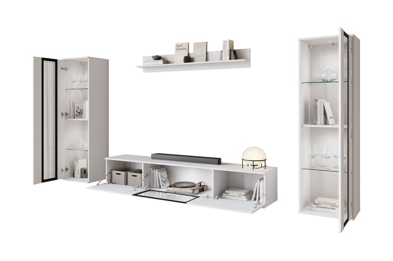 Gammelt Tv-Møbelsett - Beige - Møbler - TV- & Mediamøbler - TV-møbelsett