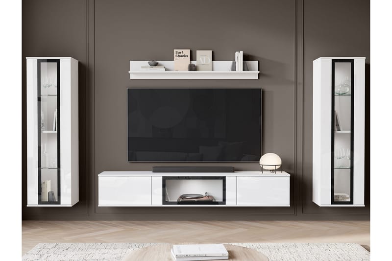 Gammelt Tv-Møbelsett - Beige - Møbler - TV- & Mediamøbler - TV-møbelsett