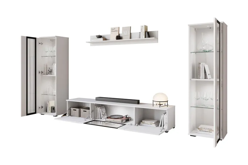 Gammelt Tv-Møbelsett - Grå - Møbler - TV- & Mediamøbler - TV-møbelsett