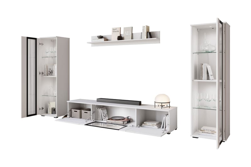 Gammelt Tv-Møbelsett - Grå - Møbler - TV- & Mediamøbler - TV-møbelsett