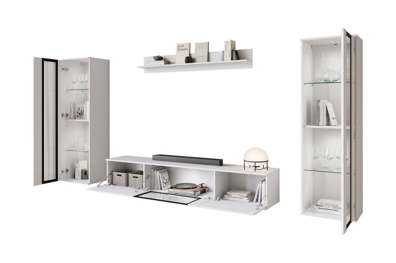 Gammelt Tv-Møbelsett - Grå - Møbler - TV- & Mediamøbler - TV-møbelsett