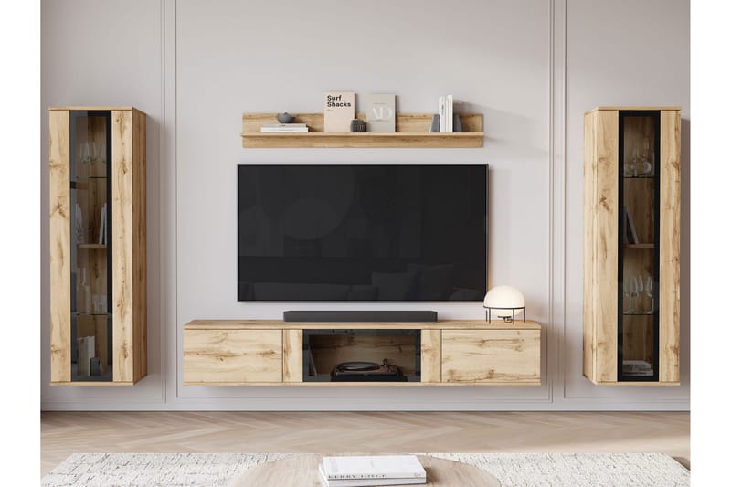 Gammelt Tv-Møbelsett - Grå - Møbler - TV- & Mediamøbler - TV-møbelsett