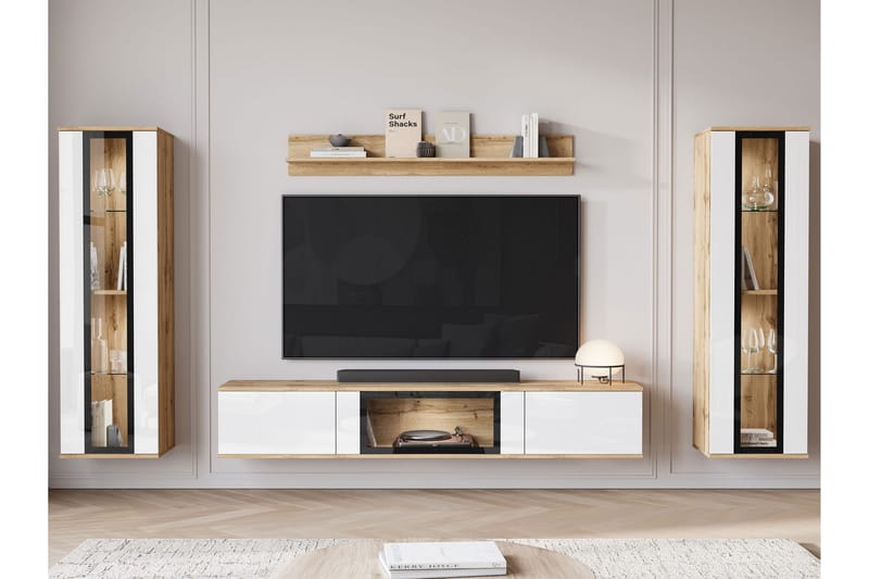 Gammelt Tv-Møbelsett - Grå - Møbler - TV- & Mediamøbler - TV-møbelsett