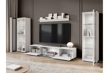 Gammelt Tv-Møbelsett - Hvit - Møbler - TV- & Mediamøbler - TV-møbelsett