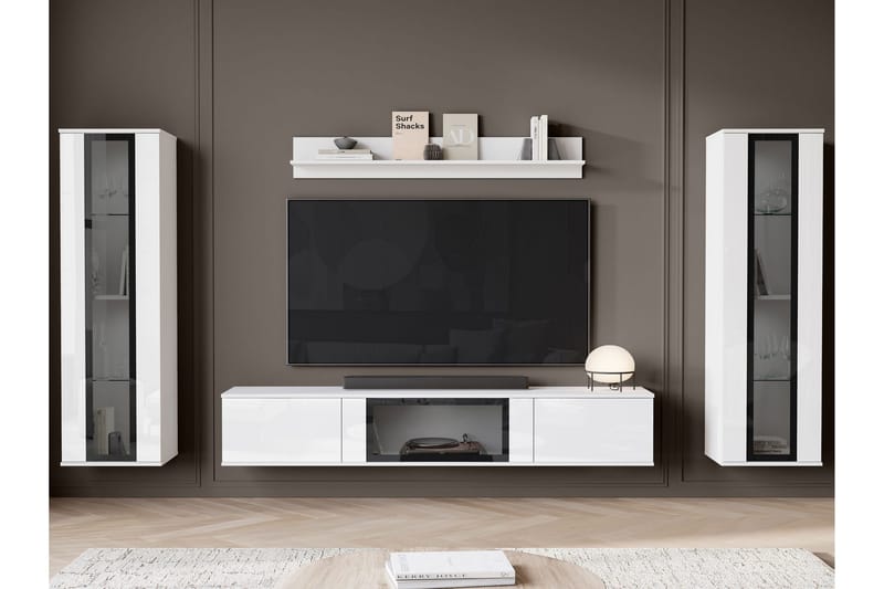 Gammelt Tv-Møbelsett, Rosa