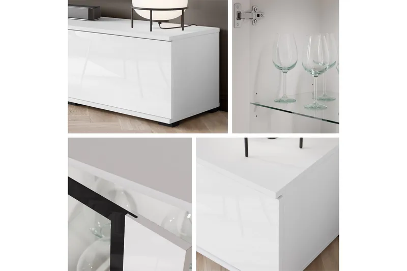 Gammelt Tv-Møbelsett - Rosa - Møbler - TV- & Mediamøbler - TV-møbelsett