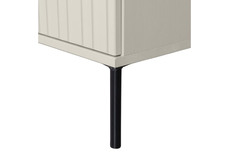 Gravure Gulvstående TV-benk 150 cm med Oppbevaring i Mørkt Tre - Lys Beige - Møbler - TV- & Mediamøbler - TV benk & mediabenk