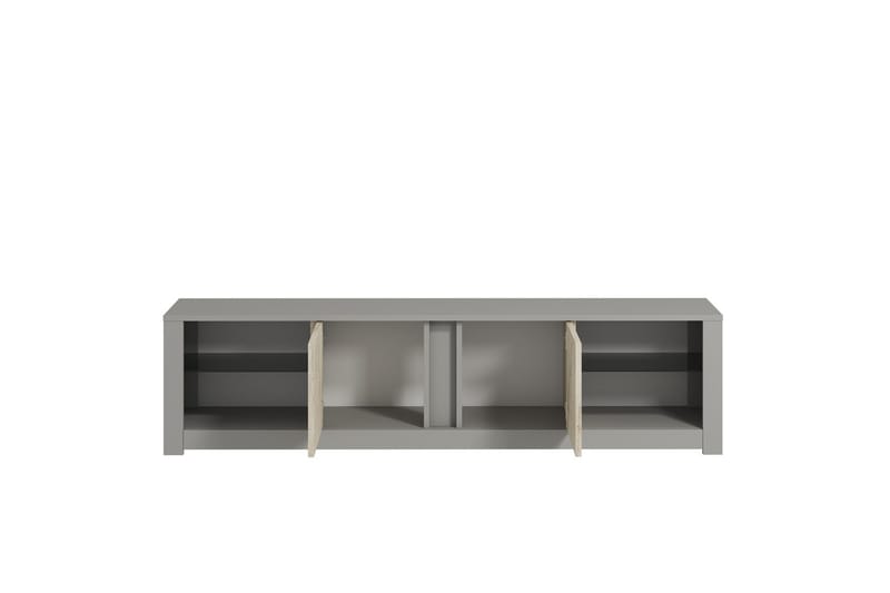 Griselda TV-benk 180 cm - Grå/Travertin - Møbler - TV- & Mediamøbler - TV benk & mediabenk