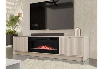 Gudelia TV-benk 182 cm - Beige - Møbler - TV- & Mediamøbler - TV benk & mediabenk