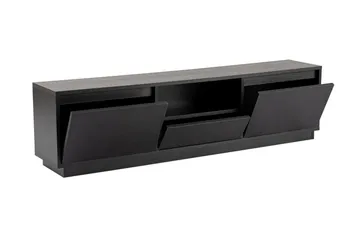 Gulliver Tv-benk 160x30 cm - Svart - Møbler - TV- & Mediamøbler - TV benk & mediabenk