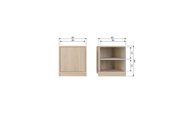 Gulvskap Modulær - 44x40x40 cm - Møbler - TV- & Mediamøbler - TV-skap