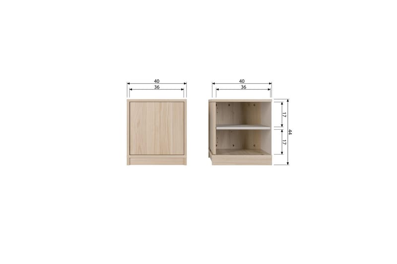 Gulvskap Modulær - 44x40x40 cm - Møbler - TV- & Mediamøbler - TV-skap