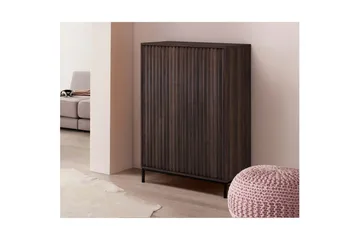 Høyskap Celine Brun - Brun - Oppbevaring - Skap - Oppbevaringsskap