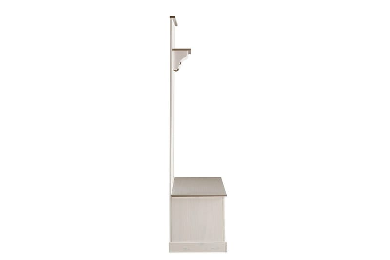 Høyskap Toby Hvit, 185x90x45 cm - Hvit, 185x90x45 cm - Møbler - TV- & Mediamøbler - TV-skap