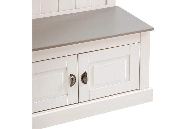 Høyskap Toby Hvit, 185x90x45 cm - Hvit, 185x90x45 cm - Møbler - TV- & Mediamøbler - TV-skap