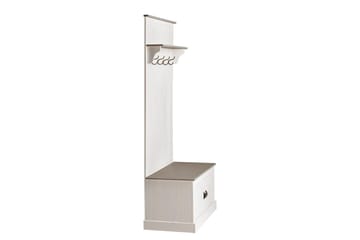 Høyskap Toby Hvit, 185x90x45 cm - Hvit, 185x90x45 cm - Møbler - TV- & Mediamøbler - TV-skap