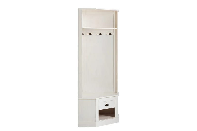 Høyskap Toby Hvit, 185x90x65 cm - Hvit, 185x90x65 cm - Møbler - TV- & Mediamøbler - TV-skap