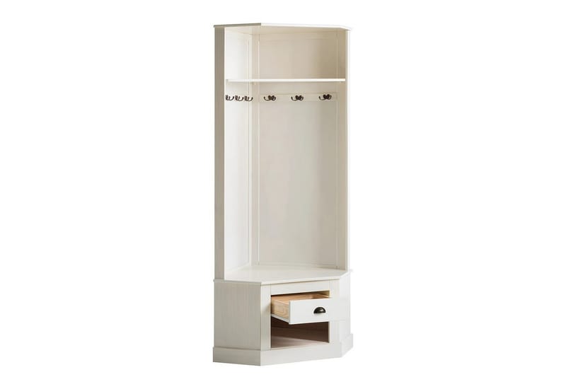 Høyskap Toby Hvit, 185x90x65 cm - Hvit, 185x90x65 cm - Møbler - TV- & Mediamøbler - TV-skap