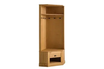 Høyskap Toby Natur, 185x90x65 cm - Natur, 185x90x65 cm - Møbler - Gangmøbler - Møbelsett til gang & entre